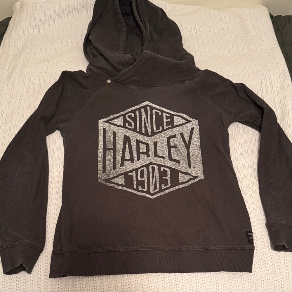 Harley-Davidson Charcoal Pullover Woman's Hoodie